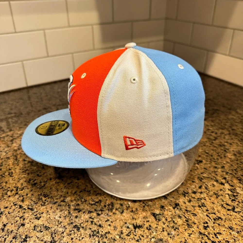 Oklahoma City Dodgers MiLB Basebell New Era 59FIFTY Copa Hat Cap Size 7 3/8‎ New